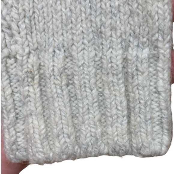 Tommy Hilfiger Ivory Cotton blend Textured Knit Crew Neck Sweater Sz S - Picture 5 of 9